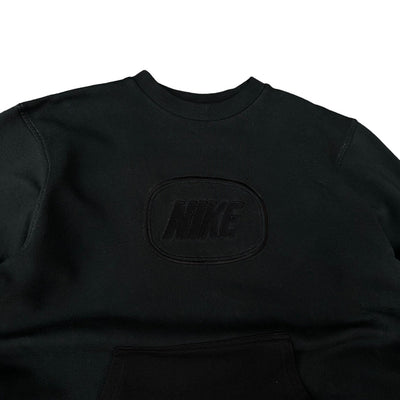 Nike Vintage Y2K Boxlogo Sweater Schwarz - vintageconcierge