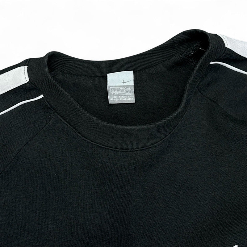 Nike Vintage Y2K Center - Swoosh Sweater Schwarz - vintageconcierge