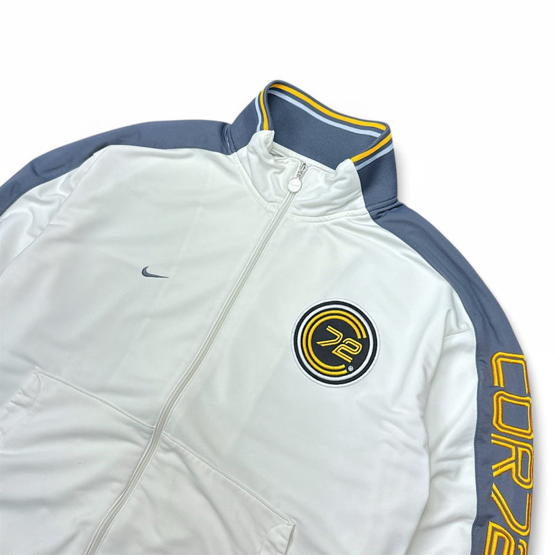 Nike Vintage Y2K COR72Z Trackjacke Weiß - vintageconcierge