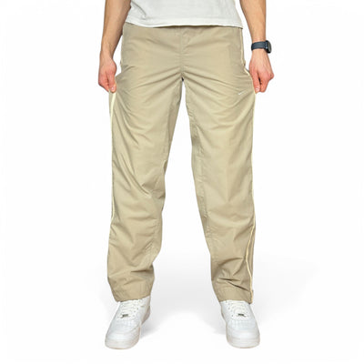 Nike Vintage Y2K Deadstock Trackpants Beige - vintageconcierge