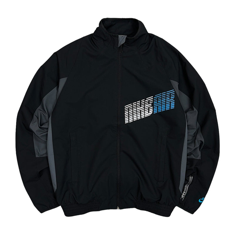 Nike Vintage Y2K Deadstock Tracksuit Schwarz Grau - vintageconcierge