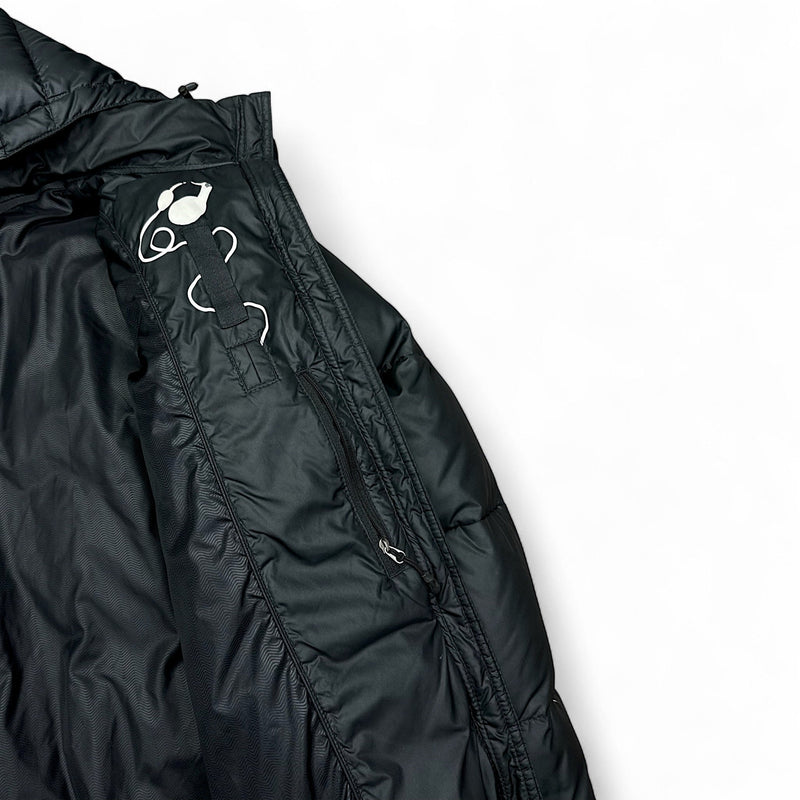 Nike Vintage Y2K Down Puffer Jacke Schwarz - vintageconcierge