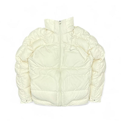 Nike Vintage Y2K Down Pufferjacke Beige - vintageconcierge