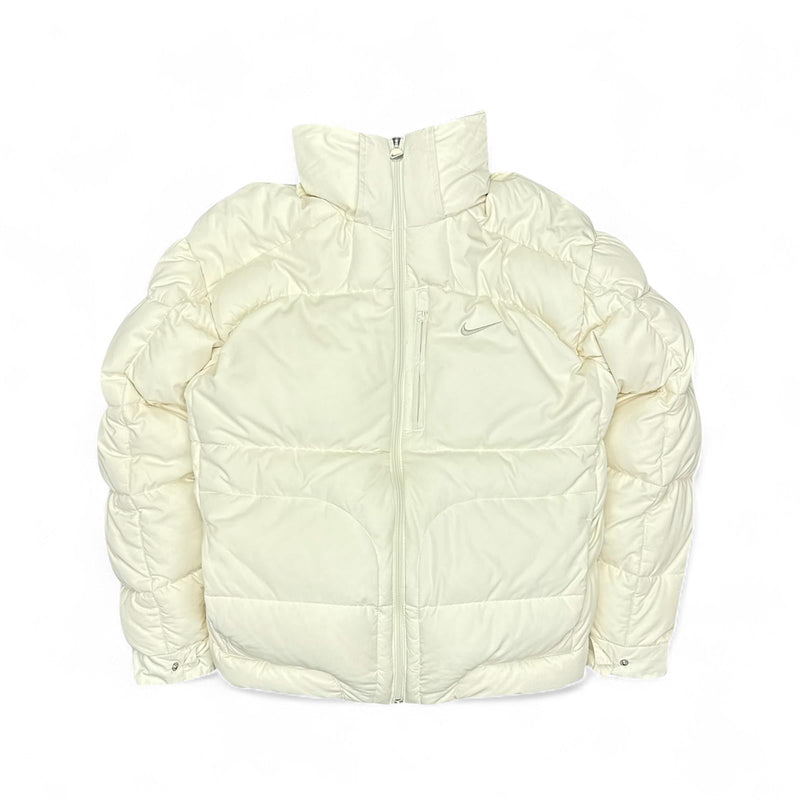 Nike Vintage Y2K Down Pufferjacke Beige - vintageconcierge