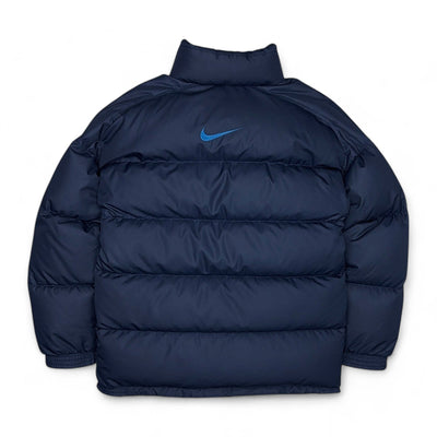 Nike Vintage Y2K Down PufferJacke Navy - vintageconcierge