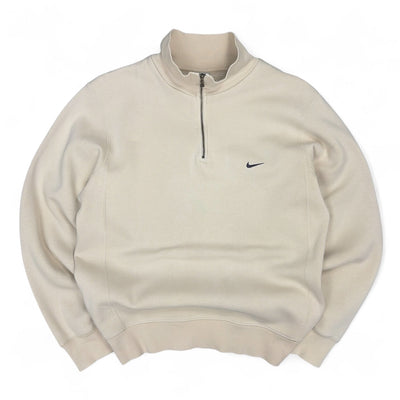 Nike Vintage Y2K Half Zip Beige - vintageconcierge