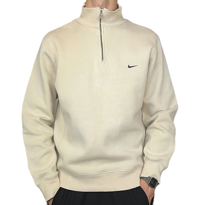 Nike Vintage Y2K Half Zip Beige - vintageconcierge