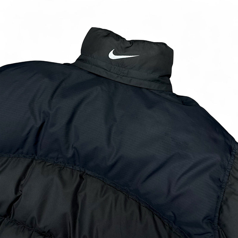 Nike Vintage Y2K Puffer Daunenjacke Schwarz - vintageconcierge
