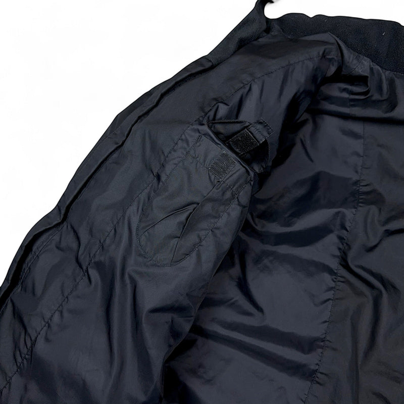 Nike Vintage Y2K Puffer Daunenjacke Schwarz - vintageconcierge