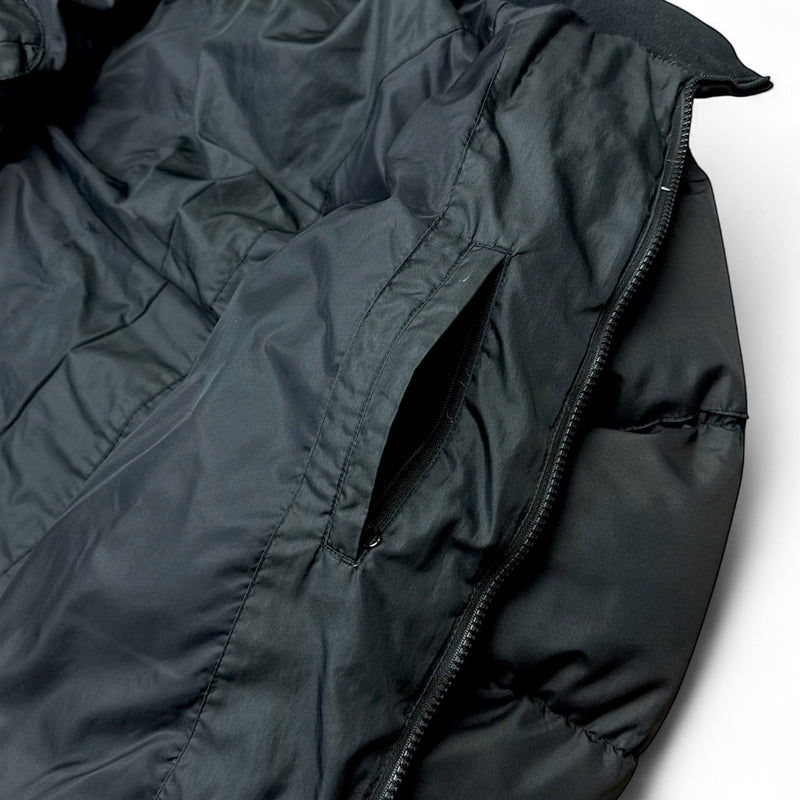 Nike Vintage Y2K Puffer Daunenjacke Schwarz - vintageconcierge