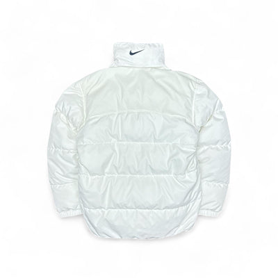Nike Vintage Y2K Puffer Daunenjacke Weiß - vintageconcierge