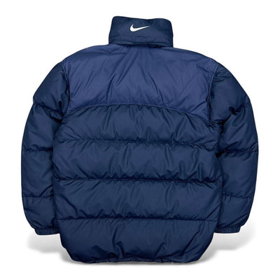Nike Vintage Y2K Pufferjacke Navy - vintageconcierge