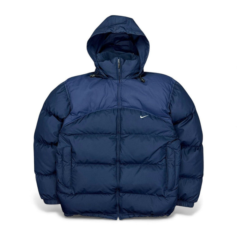 Nike Vintage Y2K Pufferjacke Navy - vintageconcierge