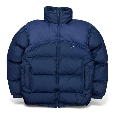 Nike Vintage Y2K Pufferjacke Navy - vintageconcierge