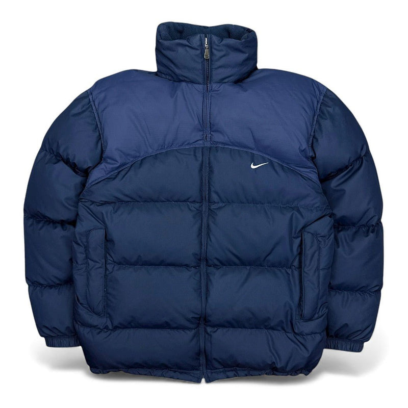 Nike Vintage Y2K Pufferjacke Navy - vintageconcierge