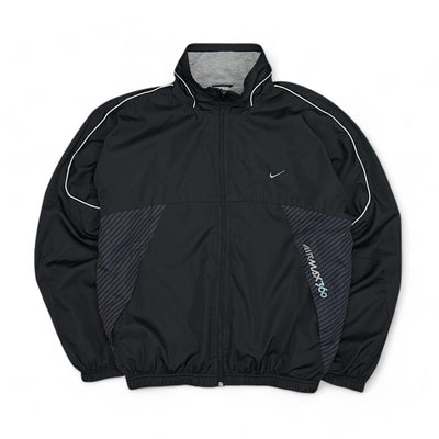 Nike Vintage Y2K Rare AirMax Trackjacke Schwarz Grau - vintageconcierge