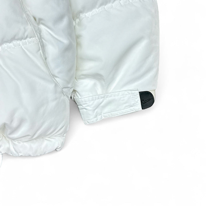 Nike Vintage Y2K Rare Down Puffer Jacke Weiß - vintageconcierge