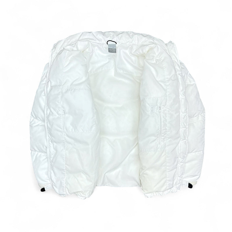 Nike Vintage Y2K Rare Down Puffer Jacke Weiß - vintageconcierge