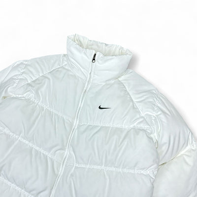 Nike Vintage Y2K Rare Down Puffer Jacke Weiß - vintageconcierge