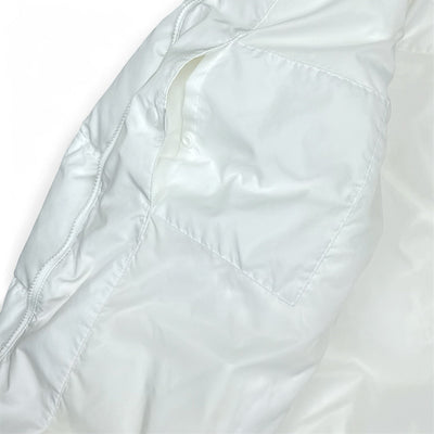 Nike Vintage Y2K Rare Down Puffer Jacke Weiß - vintageconcierge