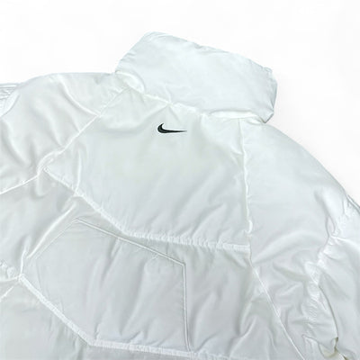 Nike Vintage Y2K Rare Down Puffer Jacke Weiß - vintageconcierge
