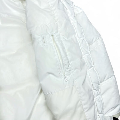 Nike Vintage Y2K Rare Down Puffer Jacke Weiß - vintageconcierge