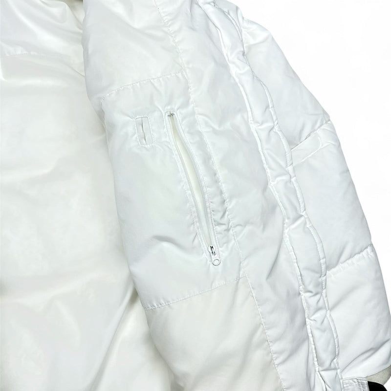 Nike Vintage Y2K Rare Down Puffer Jacke Weiß - vintageconcierge