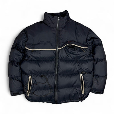Nike Vintage Y2K Rare Down Pufferjacke Schwarz - vintageconcierge