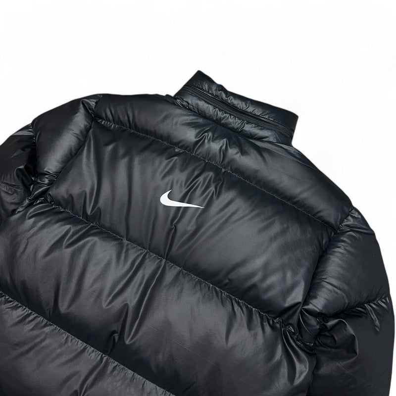 Nike Vintage Y2K Rare Down Pufferjacke Schwarz - vintageconcierge