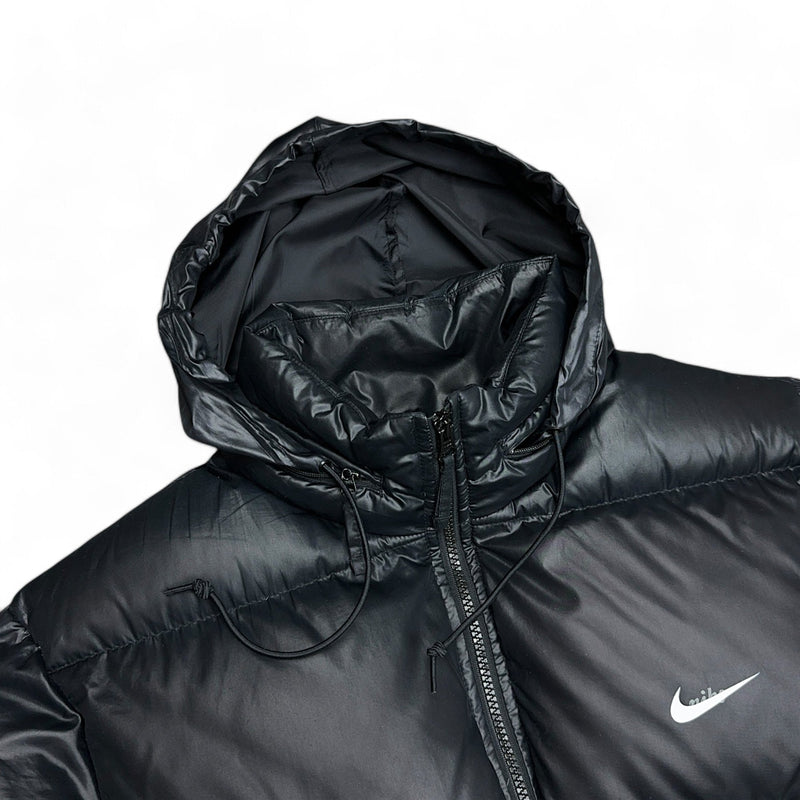 Nike Vintage Y2K Rare Down Pufferjacke Schwarz - vintageconcierge