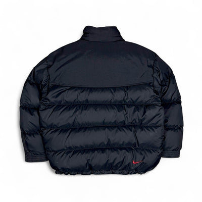 Nike Vintage Y2K Rare Down Pufferjacke Schwarz - vintageconcierge