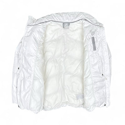 Nike Vintage Y2K Rare Down Pufferjacke Weiß - vintageconcierge