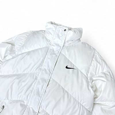 Nike Vintage Y2K Rare Down Pufferjacke Weiß - vintageconcierge