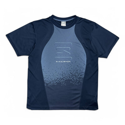 Nike Vintage Y2K Rare Shox T-Shirt Navy Blau - vintageconcierge