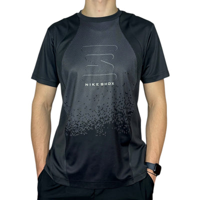 Nike Vintage Y2K Rare Shox T-Shirt Schwarz Grau - vintageconcierge