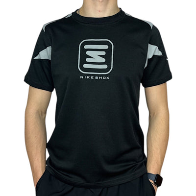 Nike Vintage Y2K Rare Shox T-Shirt Schwarz Grau - vintageconcierge
