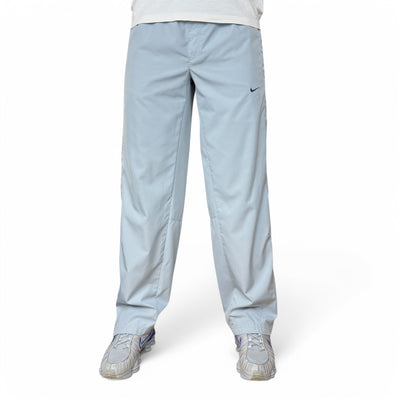 Nike Vintage Y2K Rare Shox Trackpants Grau HellBlau - vintageconcierge