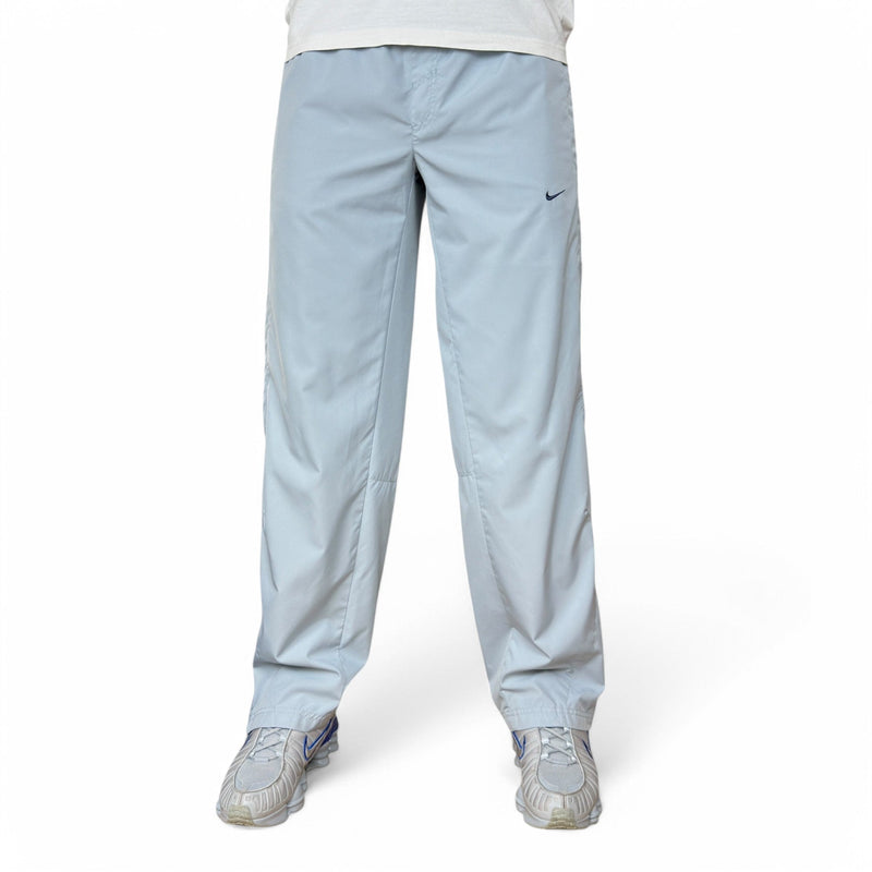 Nike Vintage Y2K Rare Shox Trackpants Grau HellBlau - vintageconcierge