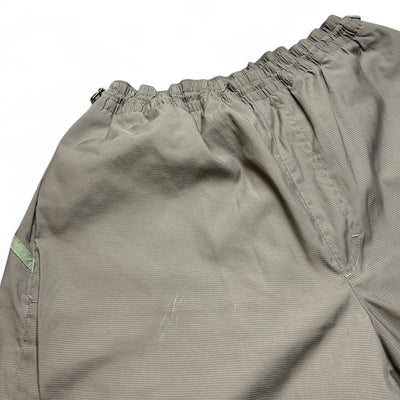 Nike Vintage Y2K Rare Tactical Trackpants Mocha - vintageconcierge