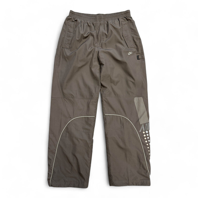 Nike Vintage Y2K Rare Tactical Trackpants Mocha - vintageconcierge