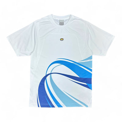 Nike Vintage Y2K Rare TN T-Shirt Weiß Blau - vintageconcierge