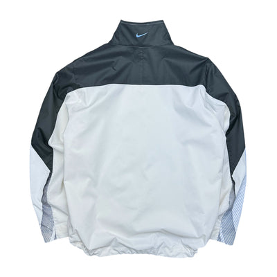Nike Vintage Y2K Rare TN Trackjacke Weiß Grau Blau - vintageconcierge