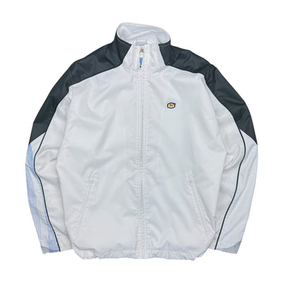 Nike Vintage Y2K Rare TN Trackjacke Weiß Grau Blau - vintageconcierge