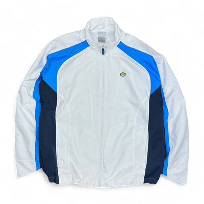 Nike Vintage Y2K Rare TN Trackjacke Weiß Navy - vintageconcierge