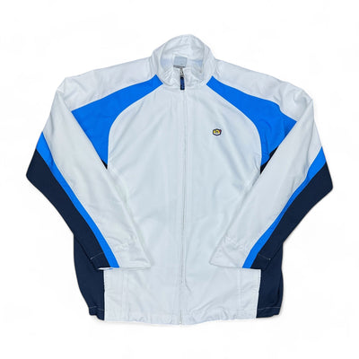 Nike Vintage Y2K Rare TN Trackjacke Weiß Navy - vintageconcierge