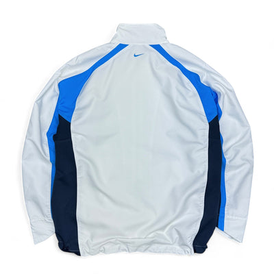 Nike Vintage Y2K Rare TN Trackjacke Weiß Navy - vintageconcierge