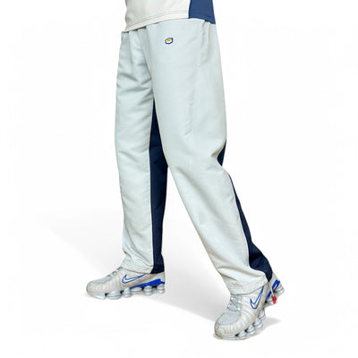 Nike Vintage Y2K Rare TN Trackpants Grau Navy - vintageconcierge