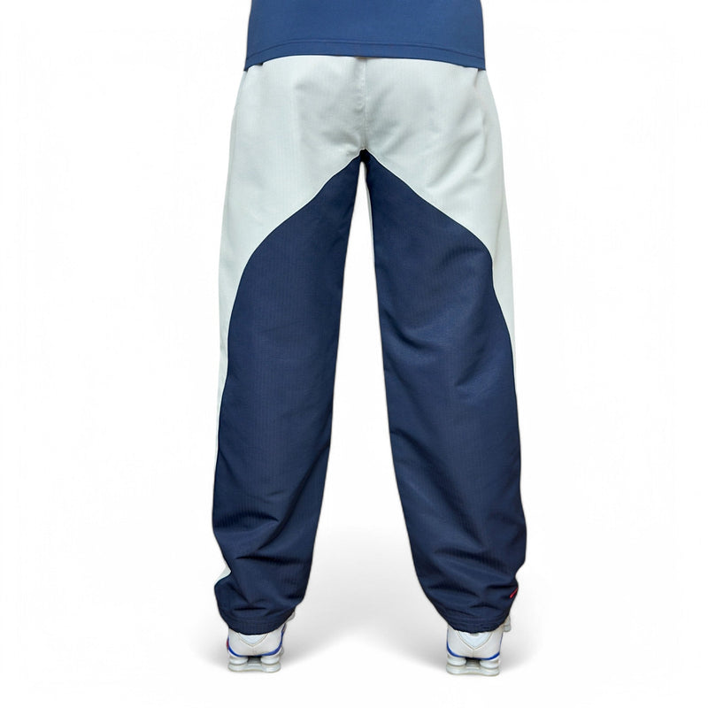 Nike Vintage Y2K Rare TN Trackpants Grau Navy - vintageconcierge