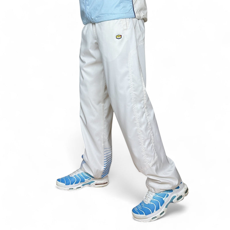 Nike Vintage Y2K Rare TN Trackpants Weiß BabyBlau - vintageconcierge