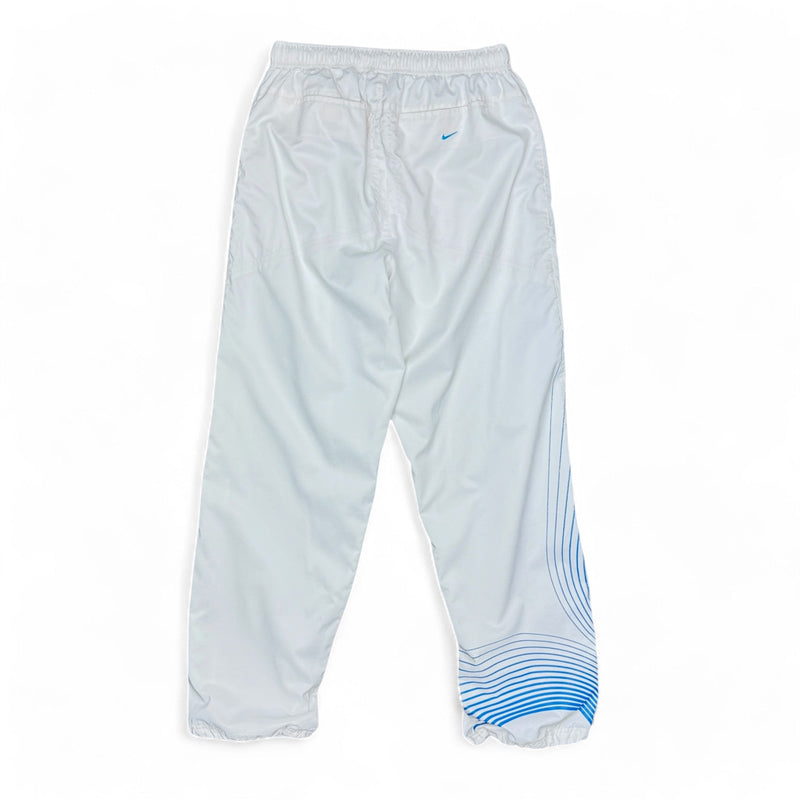 Nike Vintage Y2K Rare TN Trackpants Weiß BabyBlau - vintageconcierge